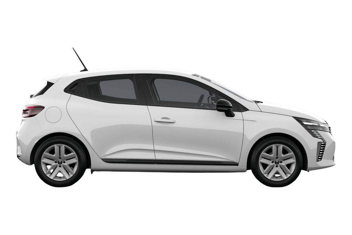 Renault Clio 5 blanc, photo illustrative